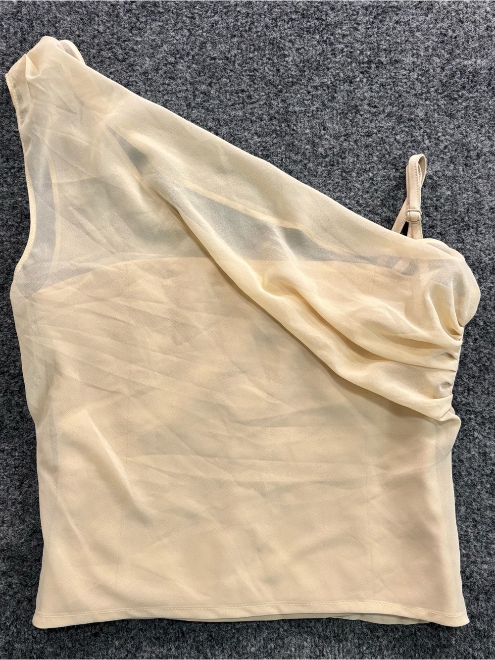 Charcoal Davina Top (Nude) Size 6 NWT